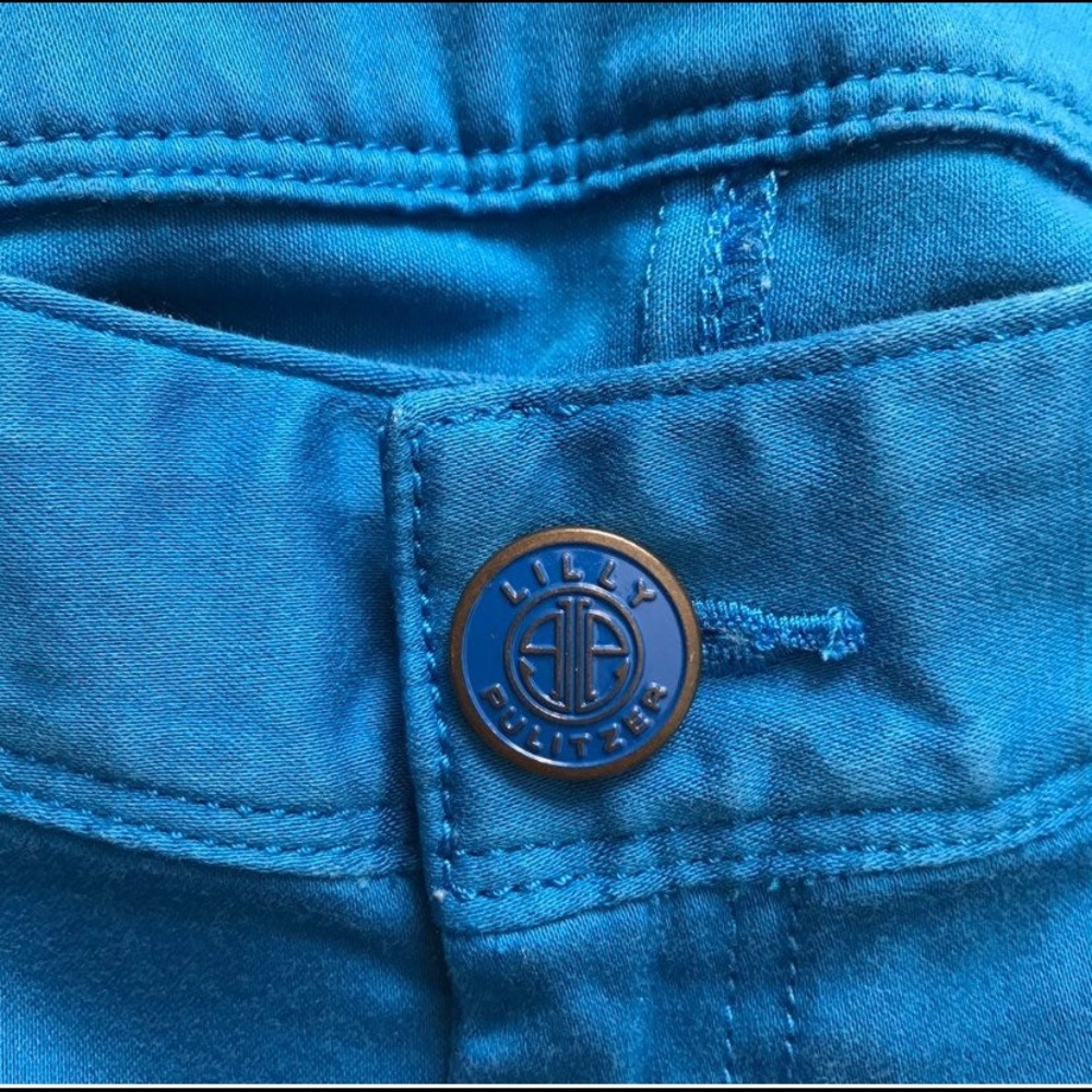 NWT. Lilly Pulitzer Skinny Mini Blue Jeans - Picture 4 of 5
